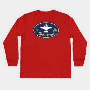 E-2C Hawkeye Kids Long Sleeve T-Shirt